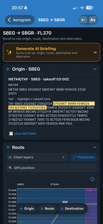 Aerogram - Flight Weather screenshot 5