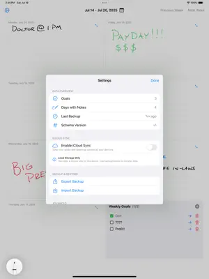 Digital Weekly Planner screenshot 4