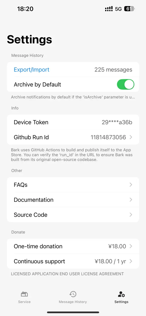 #3. Bark - Custom Notifications (iOS) بواسطة: 丰 黄