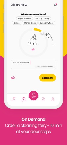 Faireez - Home Cleaning iPhone screenshot