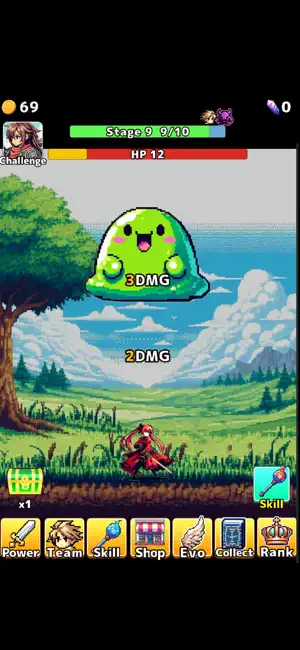 Hack and slash clicker screenshot 1