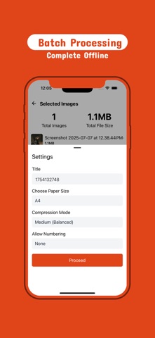 将照片转换为PDF：Air PDF screenshot