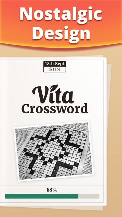 Vita Crossword - Word Games Screenshot