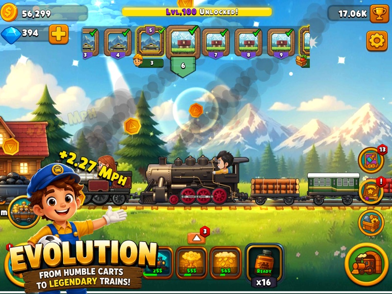 TrainClicker Idle Evolution screenshot 8