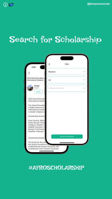 AfroScholarship Screenshot