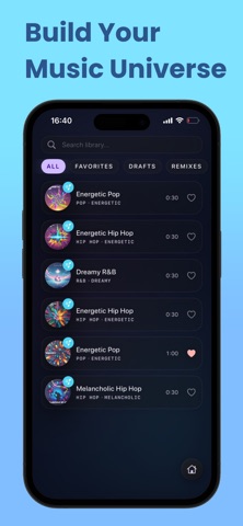 Muse: AI Song Maker iPhone screenshot