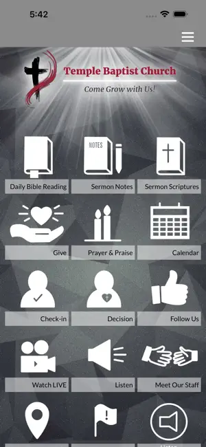 Temple Baptist Church - Dalton screenshot 1