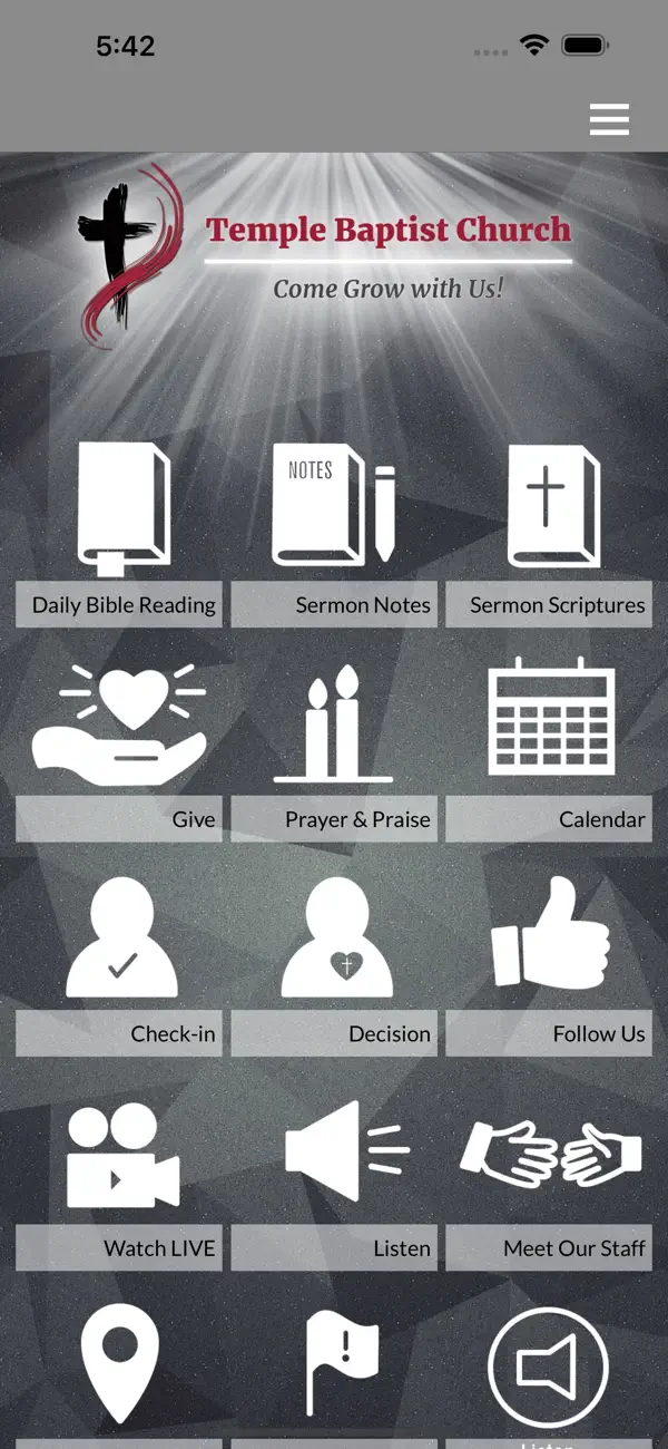 Screenshot #1 pour Temple Baptist Church - Dalton
