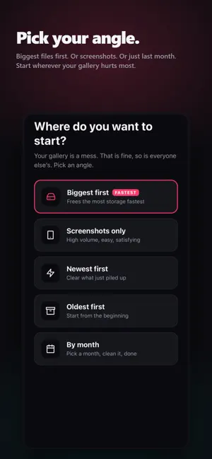 SatSet: Photo Cleaner screenshot 1