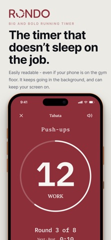 Rondo: Workout Interval Timer Screenshot 1 of 5