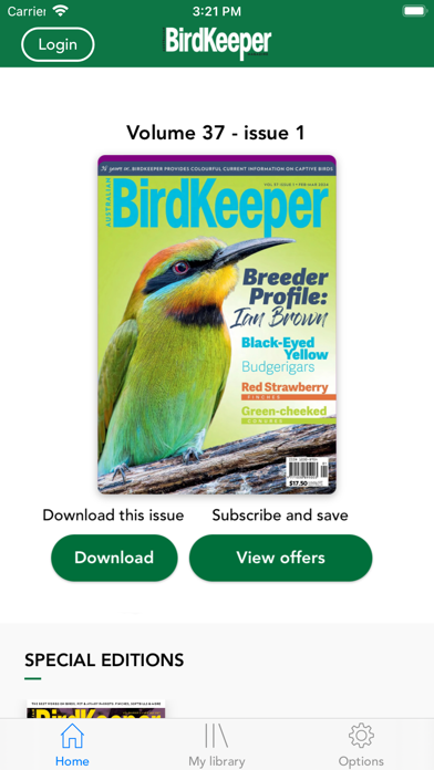 Australian BirdKeeper Magazine Screenshot
