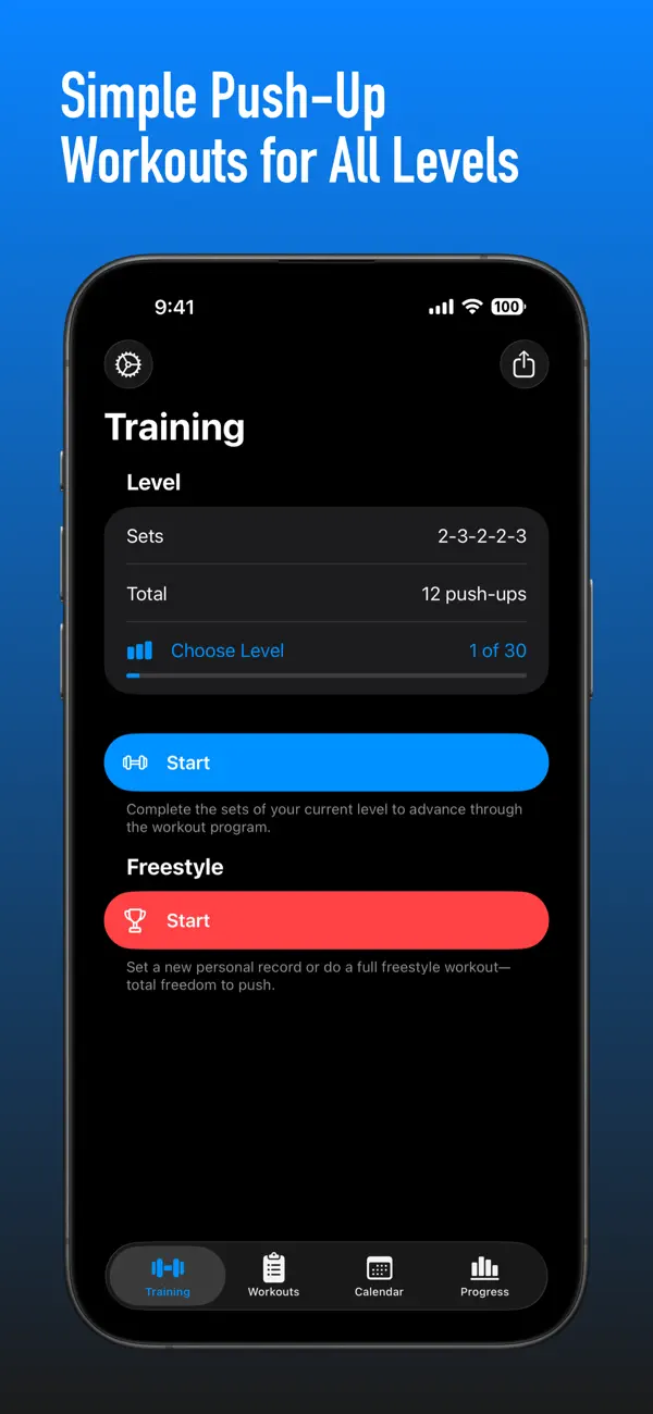 Pushup Tracker: Club Pushanova Screenshot 1