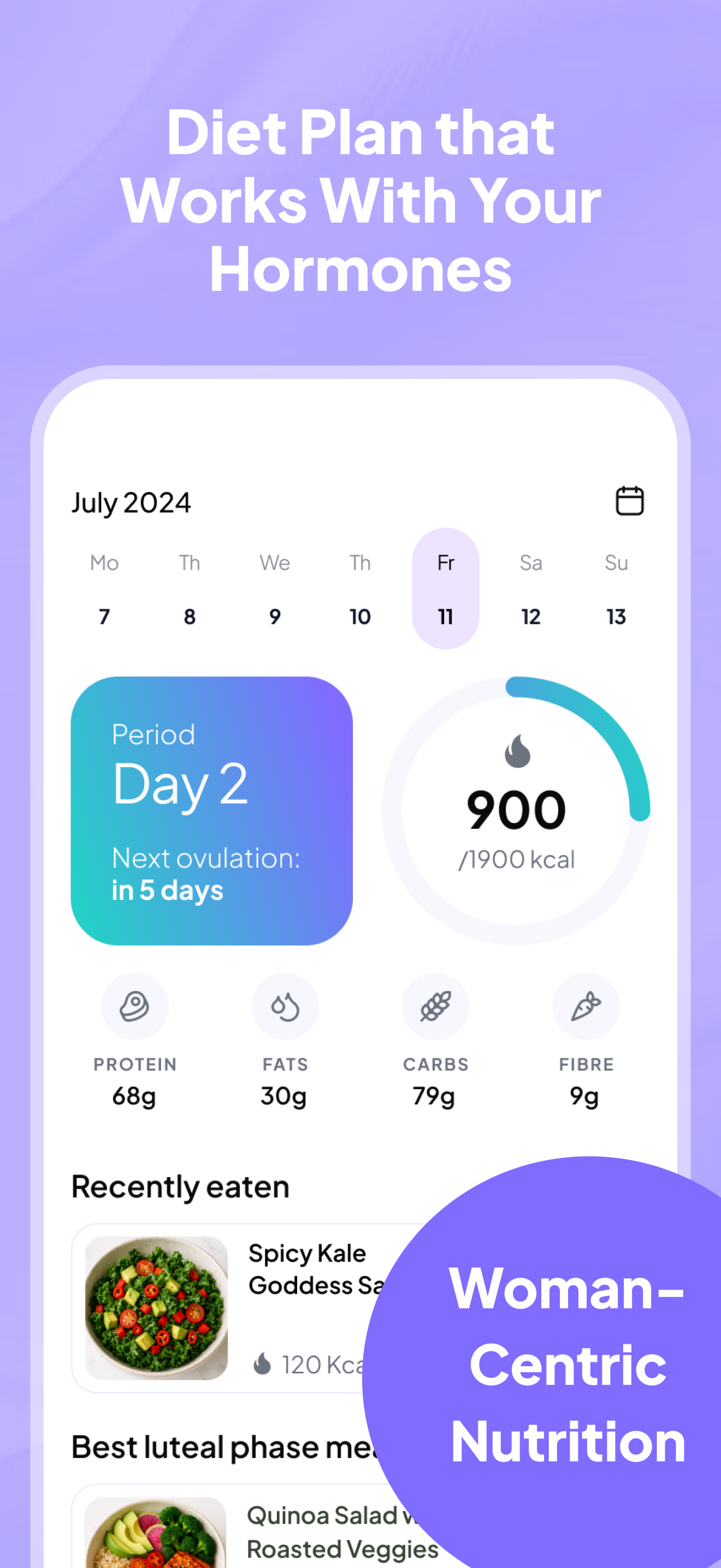 Adora: Cycle Syncing Meals