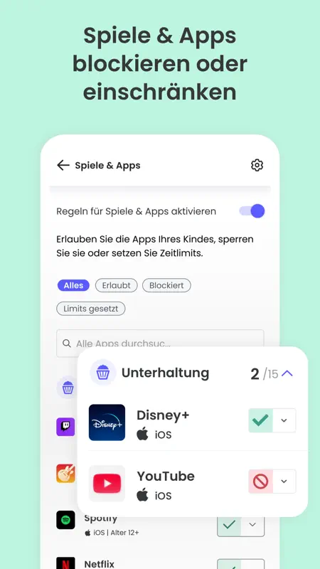 Qustodio Kindersicherung screenshot 3 of 10