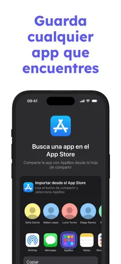 Captura de pantalla de AppBox: Guardar Apps en iPhone 4