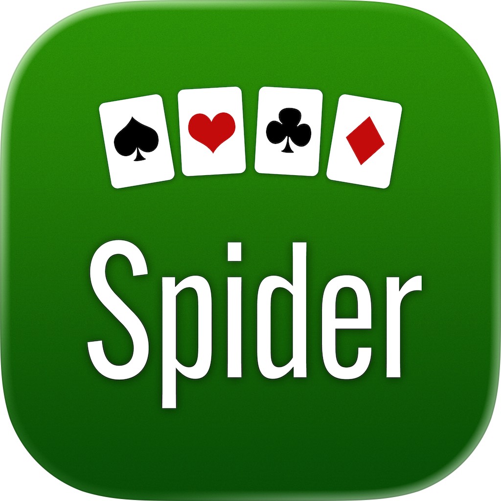 Apple App Store cover for Spider Solitaire Classic