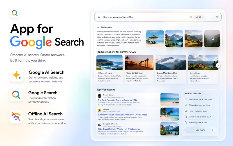 App for Google Search ℠ screenshot