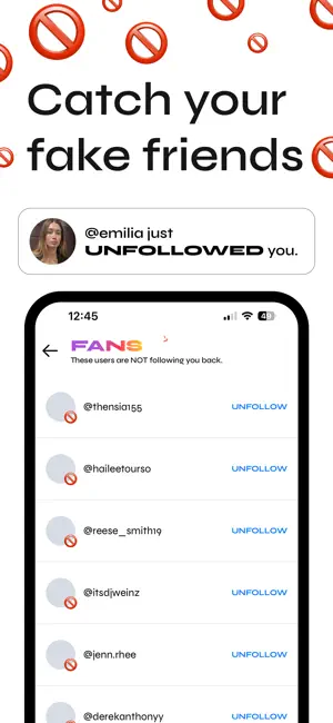 Unfollow Tracker - FANS screenshot 2
