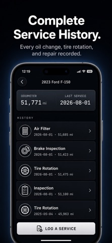 Wrenchy: Car Service Log iPhone screenshot