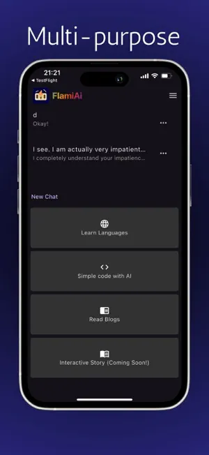 FlamiAi - Multi-purpose AI screenshot 1
