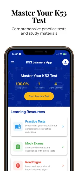 K53 Learners License Test SA screenshot 1