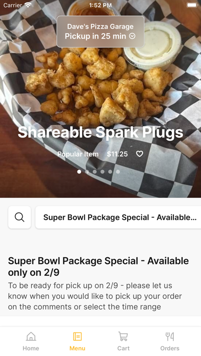 EAT DPG iPhone screenshot 2 - Food & Drink app