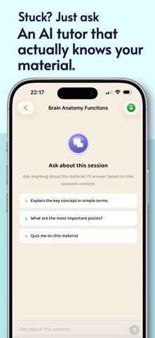 ThinkBud: AI PDF to Flashcards iPhone screenshot
