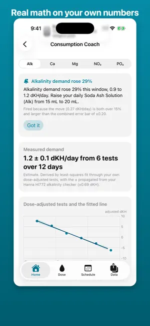 ReefCadence: Reef Tank Log screenshot 2