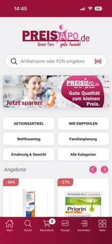 preisapo - Günstige Apotheke screenshot
