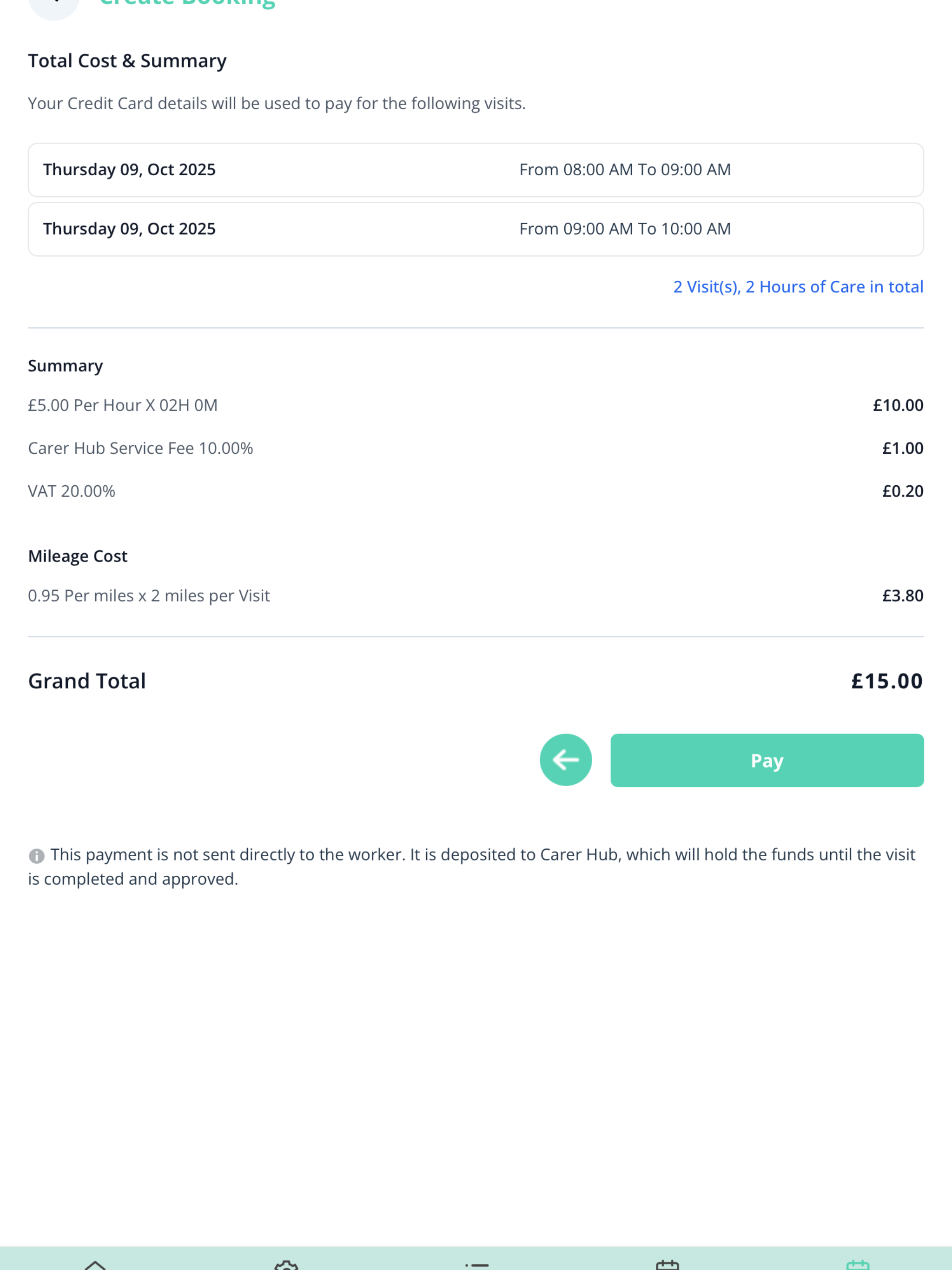 Carer Hub screenshot 20