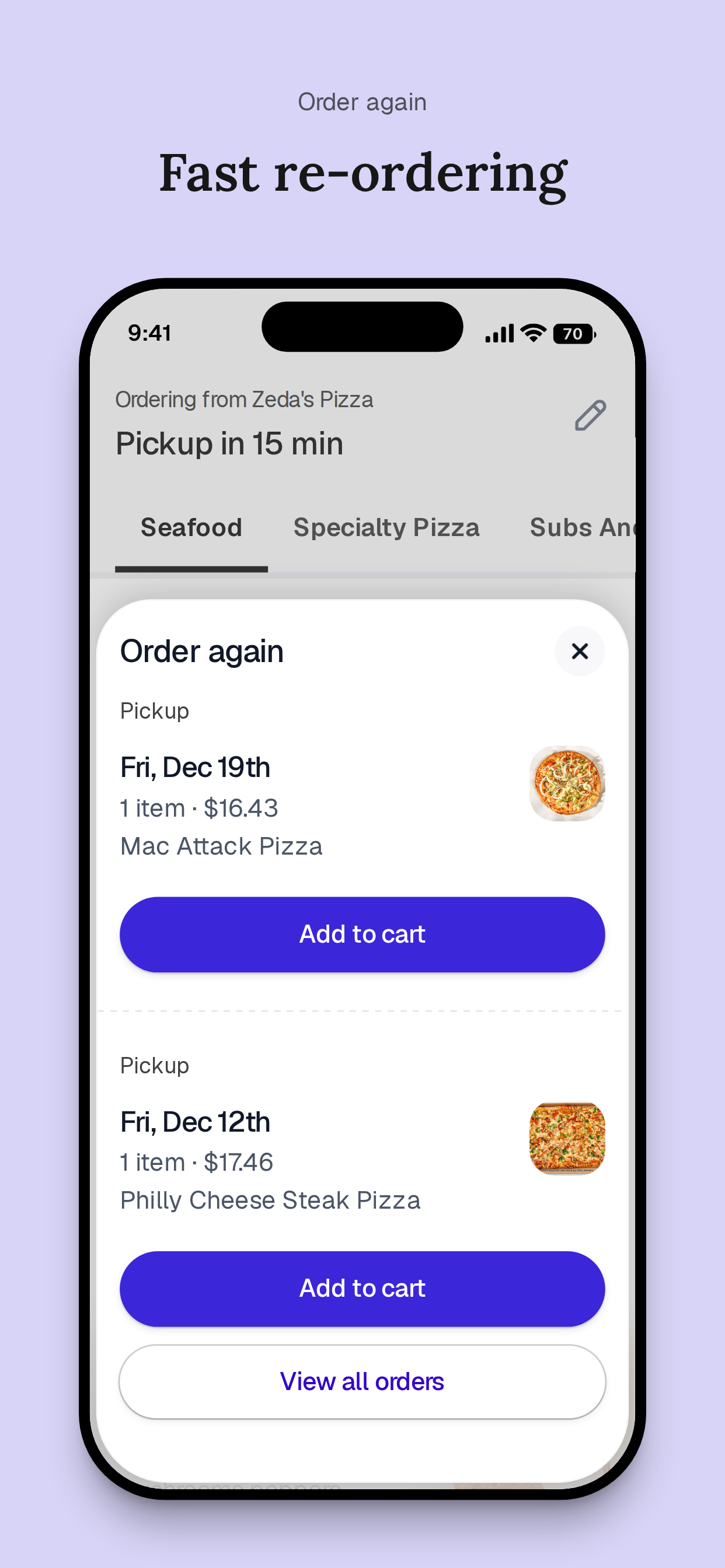 Zeda's Pizza screenshot 4