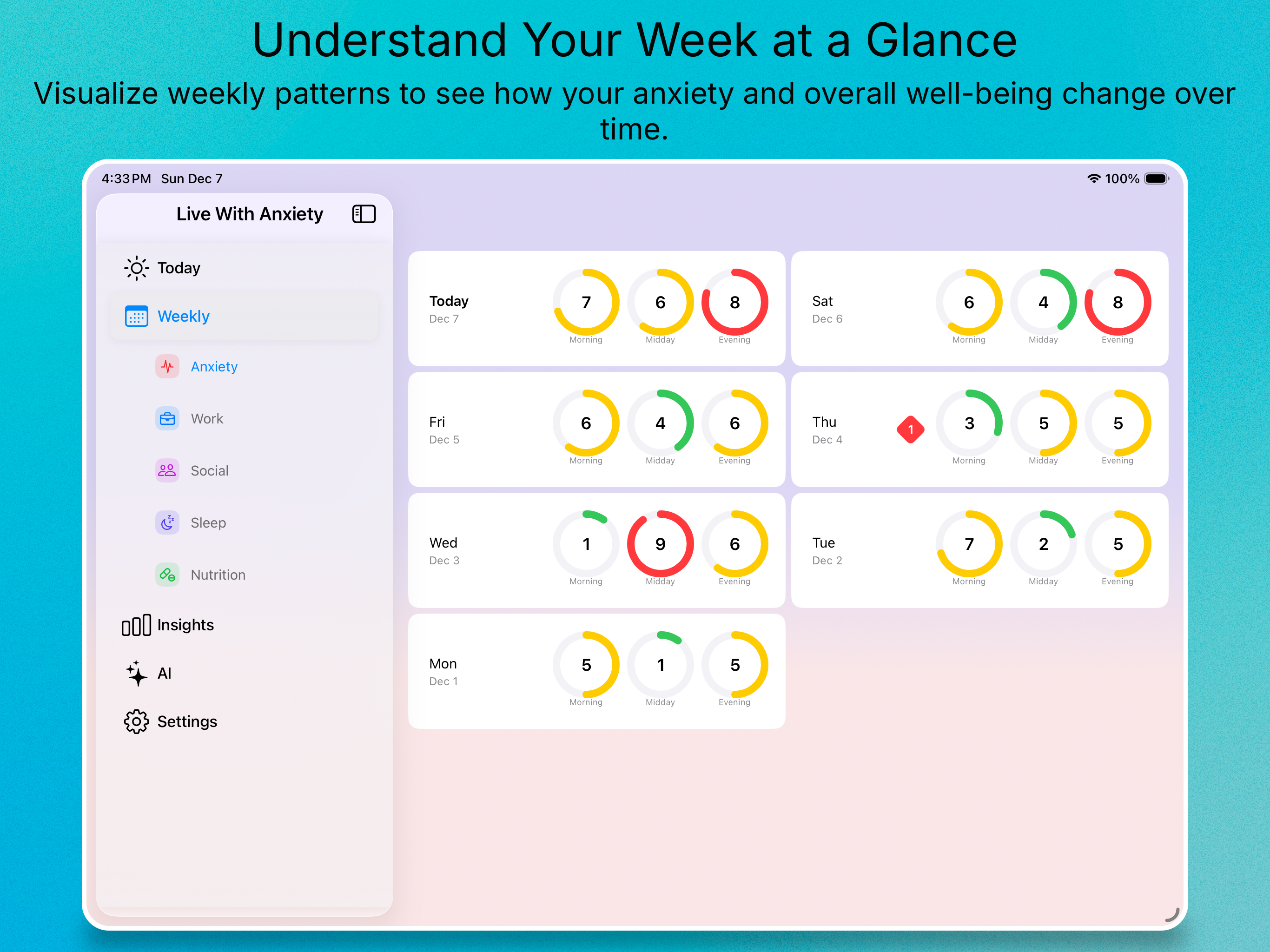Live With Anxiety: AI tracker screenshot 15