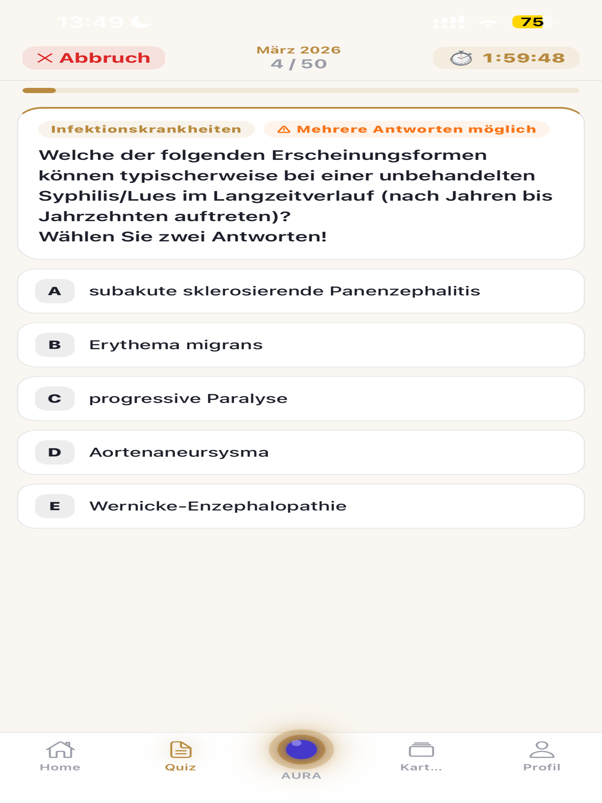 Heilpraktiker Prüfungs-Trainer screenshot 13
