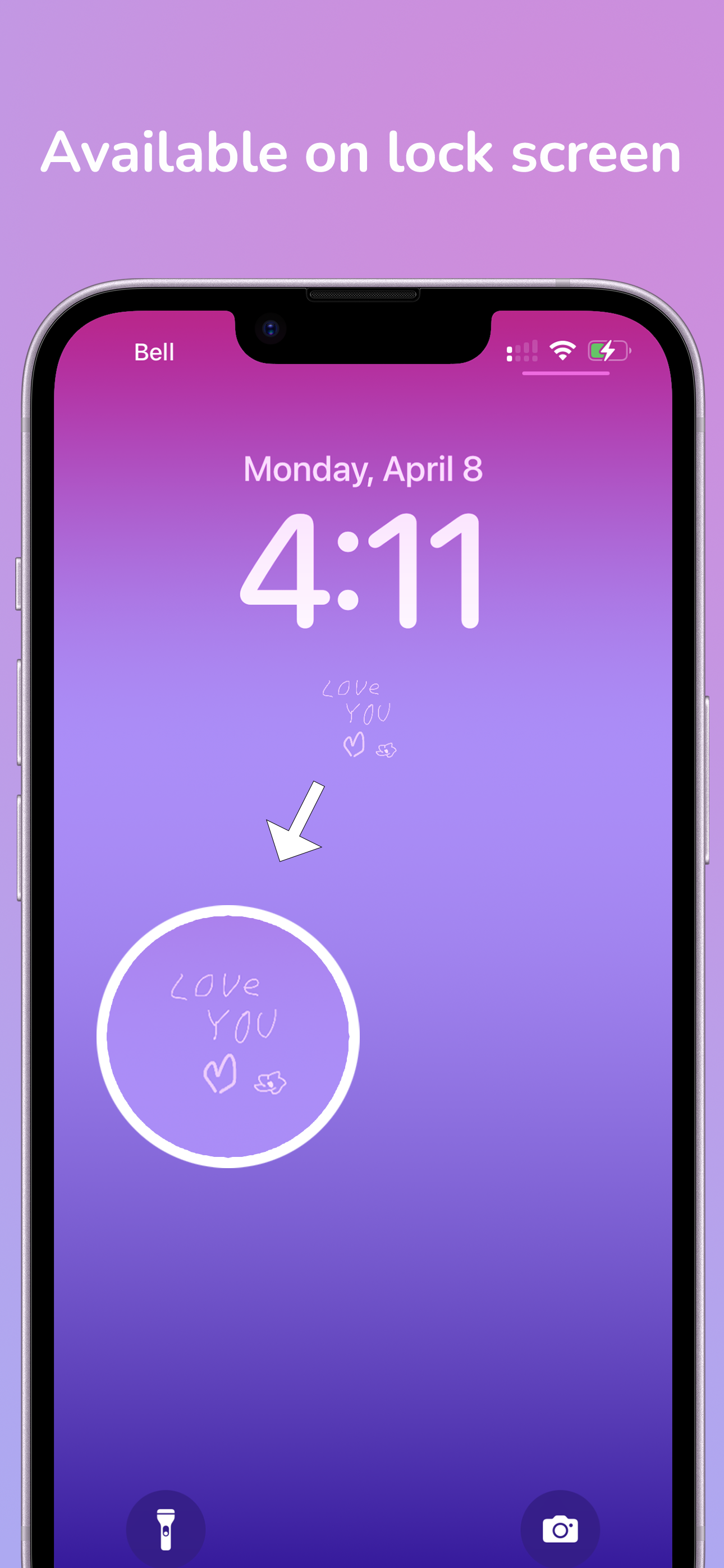 Paint Love - widget for couple