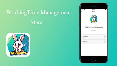 WorkingTime Management Screenshot