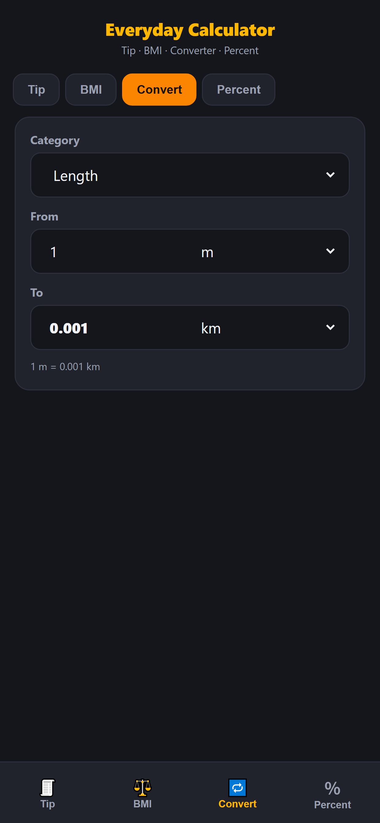 Screenshot 3 of Everyday Calculator Kit
