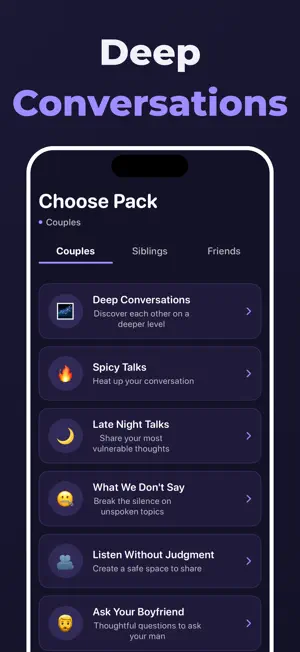 Deep Questions & Conversations screenshot 1