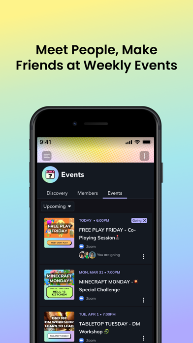 GMHRS - Game & Connect iPhone screenshot 4 - Social Networking app