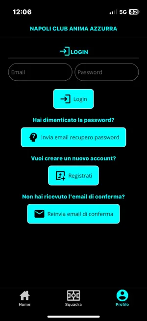 Napoli Club Anima Azzurra screenshot 3