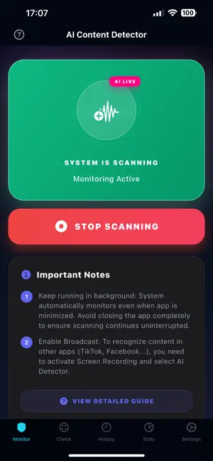 AIWatch – Live AI Detection screenshot 3