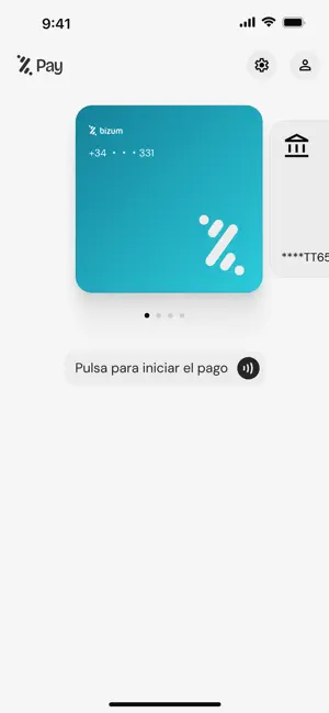 Bizum Pay iPhone screenshot 1