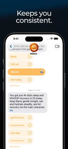 Miora: AI Health Agent screenshot