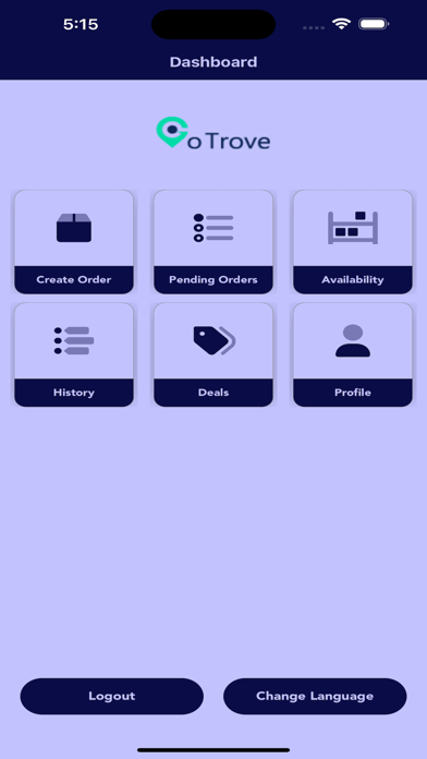 GoTrove Merchant Screenshot
