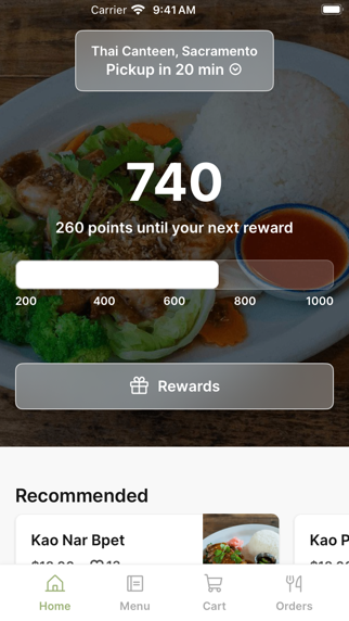 Thai Canteen, Sacramento iPhone screenshot 1 - Food & Drink app