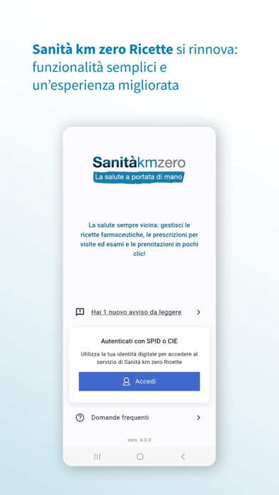 Sanità km zero Ricette Screenshot