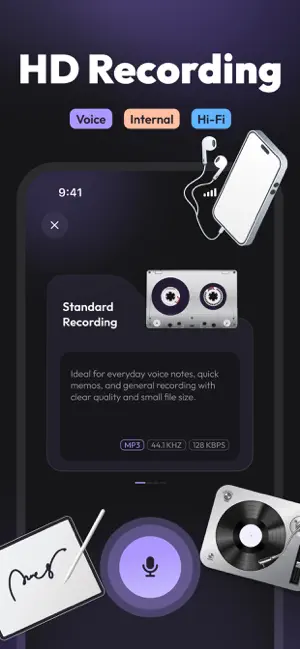 PureRecord - Speech to Text screenshot 1