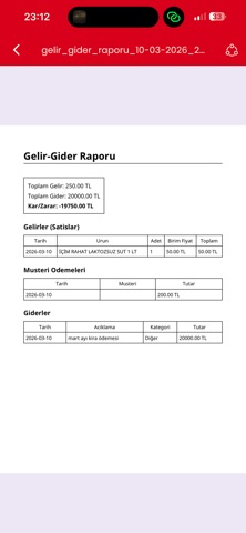 Büfe - Büfe Barkod Sistemi screenshot