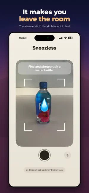 Snoozless: Mission Alarm Clock screenshot 4