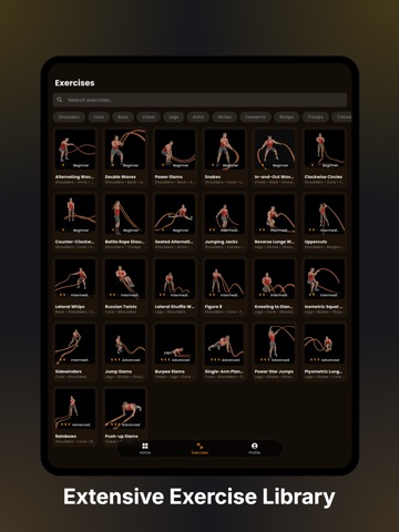 Battle Rope Workouts iPad screenshot