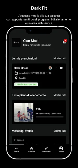 Dark Fit screenshot 1